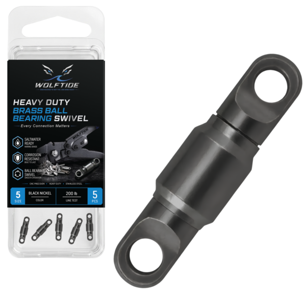 WolfTide Heavy Duty Brass Ball Bearing Swivel