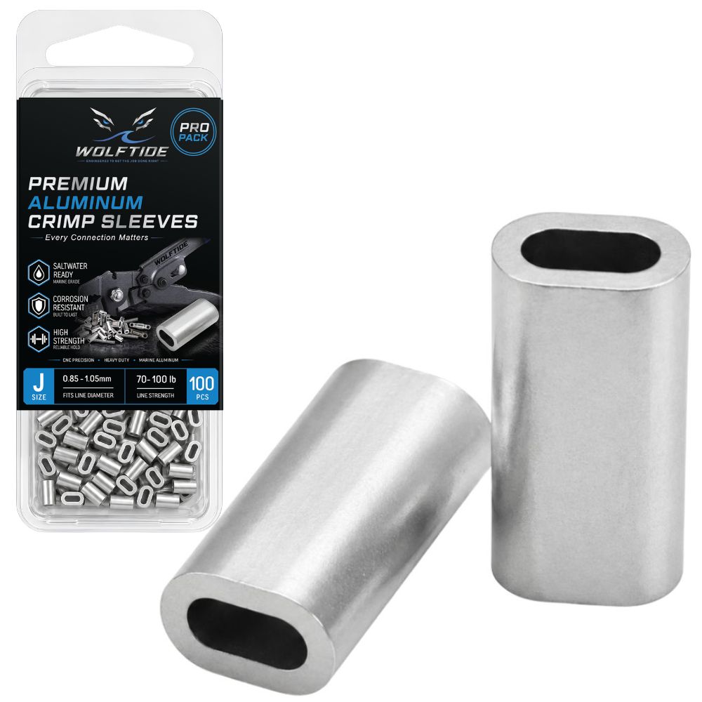 WolfTide Premium Crimp Sleeves PRO PACK